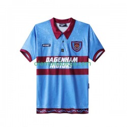 Camisola West Ham United Retro Homem Equipamento Primeiro 1995-1996 Manga Curta